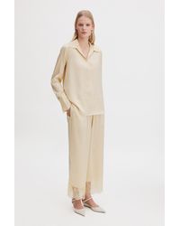 Filippa K - Lace Detail Trousers - Lyst