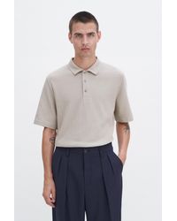 Filippa K - Cotton Jersey Polo Shirt - Lyst