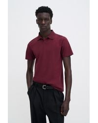Filippa K - Stretch Cotton Polo T-Shirt - Lyst