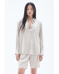 Filippa K - Sammy Satin Shirt - Lyst