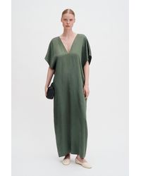 Filippa K - V-Neck Crinkle Kaftan - Lyst
