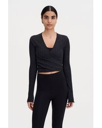Filippa K - Knit Wrap Top - Lyst