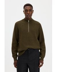 Filippa K - Wool Half Zip Sweater - Lyst