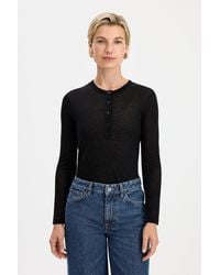 Filippa K - Lyocell Cashmere Henley - Lyst