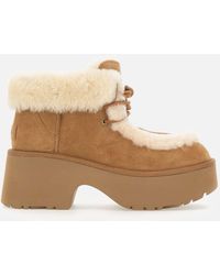 UGG - Stivali "Classic Esmee Lace Up" - Lyst