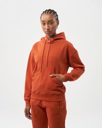 Filling Pieces Core Female Hoodie Potters Clay - Orange
