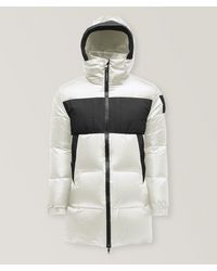 Nobis - Neelix Colourblock Down Long Puffer Jacket - Lyst