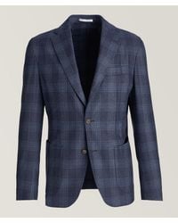 Eleventy - Eleventy Wool-Blend Check Sport Coat - Lyst