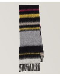 Paul Smith - Striped Wool-Blend Scarf - Lyst