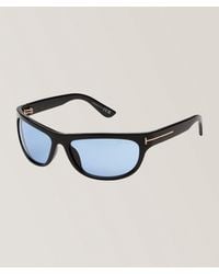 Tom Ford - Anders Wraparound Rectangular Sunglasses - Lyst
