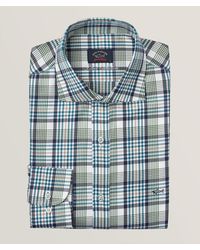Paul & Shark - Checked Cotton Sport Shirt - Lyst