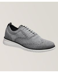 Cole Haan - Zerøgrand Stitchlite Wingtip Knitted Oxfords - Lyst