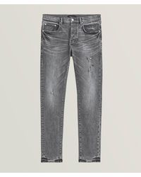 Purple Brand - P001 Distressed Faded Jeans - Lyst
