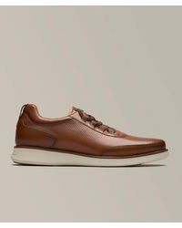 Florsheim - Launch Perforated Leather Sneakers - Lyst