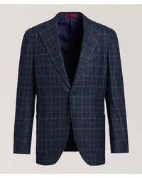 Isaia - Marechiaro Check Cashmere-Blend Sport Jacket - Lyst