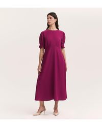 Finery London - Mela Chiffon Midi Tea Dress - Lyst