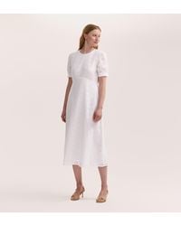 Finery London - Mela Cotton Midi Tea Dress - Lyst
