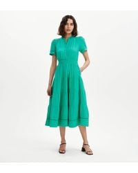 Finery London - Natalia Cotton Gauze Tiered Midi Dress - Lyst