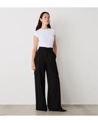 Finery London - Deliah Ponte Jersey Wide Leg Trousers - Lyst