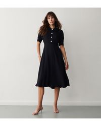 Finery London - Jaela Crepe Midi Shirt Dress - Lyst