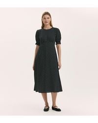 Finery London - Mela Polka Dot Midi Tea Dress - Lyst