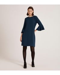 Finery London - Izzy Crepe Knee Length Dress - Lyst