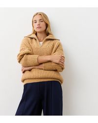 Finery London - Wilma Half Zip Funnel Neck Jumper - Lyst