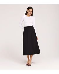 Finery London - Ramona Rich Crepe Midi Skirt - Lyst