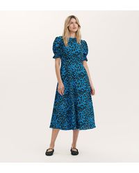 Finery London - Mela Crepe Midi Tea Dress - Lyst