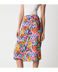 Finery London - Florence Floral Meadow Midi Skirt - Lyst