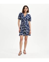 Finery London - Ensley Puff Sleeve Empire Waist Short Dress - Lyst