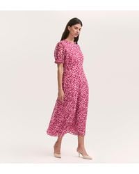 Finery London - Mela Chiffon Midi Tea Dress - Lyst