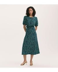 Finery London - Anika Crepe Midi Tea Dress - Lyst