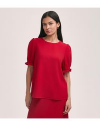 Finery London - Charlie Crepe T-Shirt - Lyst