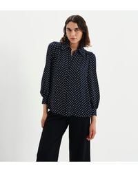 Finery London - Melina Button Through Lightweight Yoke Blouse - Lyst