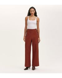 Finery London - Nellie Canvas Wide Leg Trousers - Lyst