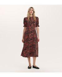 Finery London - Mela Crepe Midi Tea Dress - Lyst