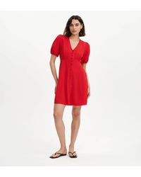 Finery London - Ensley Button Through Short Dress - Lyst