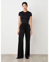 Finery London - Reyna Velvet Wide Leg Trousers - Lyst
