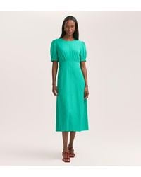 Finery London - Mela Gingham Seersucker Midi Dress - Lyst