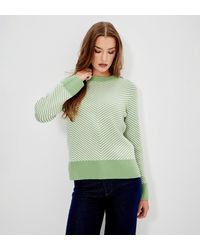 Finery London - Stella Stripe Cotton Crew Neck Jumper - Lyst