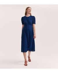 Finery London - Mela Cotton Midi Tea Dress - Lyst