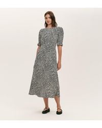 Finery London - Mela Crepe Midi Tea Dress - Lyst