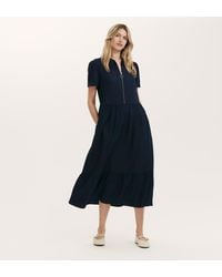 Finery London - Orion Zip Front Midi Shirt Dress - Lyst