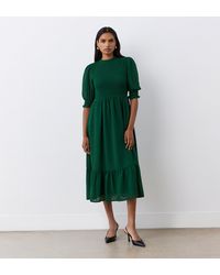 Finery London - Amelia Dark Georgette Midi Dress - Lyst