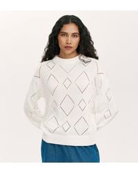 Finery London - Odette Cotton Round Neck Jumper - Lyst