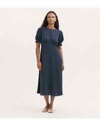 Finery London - Mela Polka Dot Midi Tea Dress - Lyst