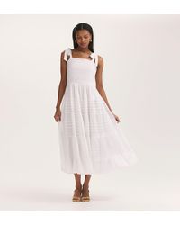 Finery London - Ebony Cotton Midi Tiered Dress - Lyst