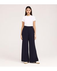 Finery London - Addie Gaberdine Twill Wide Leg Trousers - Lyst