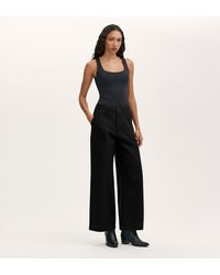 Finery London - Canvas Wide Leg Trousers - Lyst